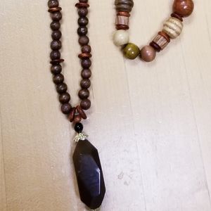 Wooden Necklace and braclet